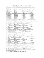 Đề thi tổng hợp Môn: Anh Văn – Đề 6 pot