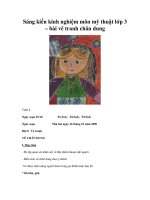 Sáng kiến kinh nghiệm môn mỹ thuật lớp 3 – bài vẽ tranh chân dung ppsx