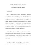 DẠY HỌC THEO PHƯƠNG PHÁP TÍCH CỰC VÀ LỒNG GHÉP GIÁO DỤC MÔI TRƯỜNG doc