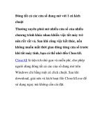 Đóng tất cả các cửa sổ đang mở với 1 cú kích chuột doc