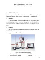 CÂN BẰNG LỎNG - HƠI docx