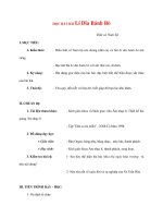 Giáo án Âm Nhạc lớp 8: HỌC HÁT BÀI Lí Dĩa Bánh Bò docx