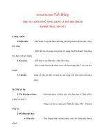 Giáo án Âm Nhạc lớp 8: ÔN TẬP BÀI HÁT Tuổi Hồng doc