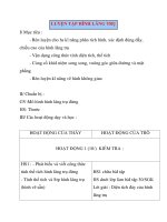 Giáo án Hình Học lớp 8: LUYỆN TẬP HÌNH LĂNG TRỤ pptx