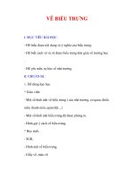 Giáo án Mỹ thuật lớp 9 : Tên bài dạy : VẼ BIỂU TRƯNG docx