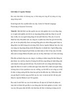 Giới thiệu về Apache Mahout pdf