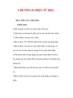 Giáo án Vật lý lớp 9 : Tên bài dạy : CHƯƠNG II: ĐIỆN TỪ HỌC. doc