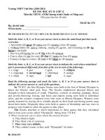 ĐỀ THI HỌC KỲ II- LỚP 12 Môn thi: TIẾNG ANH pdf
