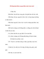 Giáo án Công Nghệ lớp 8: Đồ dùng loại điện cơ,quạt điện, máy bơm nước pdf