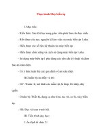 Giáo án Công Nghệ lớp 8: Thực hành Máy biến áp pot