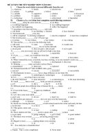 ĐỀ LUYỆN THI TỐT NGHIỆP THPT NĂM 2011 pps