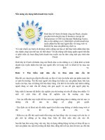 Nền móng xây dựng kinh doanh trực tuyến docx