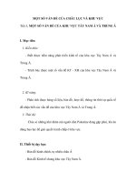 MỘT SỐ VẤN ĐỀ CỦA CHÂU LỤC VÀ KHU VỰC - Tiết 3 pdf