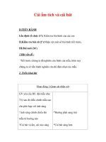 Giáo án Mỹ thuật lớp 7 : Tên bài dạy : Cái ấm tích và cái bát ppt