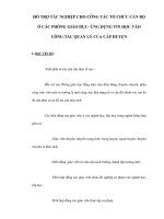 HỔ TRỢ TÁC NGHIỆP CHO CÔNG TÁC TỔ CHỨC CÁN BỘ Ở CÁC PHÒNG GIÁO DỤC- ỨNG DỤNG TIN HỌC VÀO CÔNG TÁC QUẢN LÝ CỦA CẤP HUYỆN potx