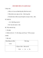 Giáo án Hóa Học lớp 12: DÃY ĐIỆN HÓA CỦA KIM LOẠI doc