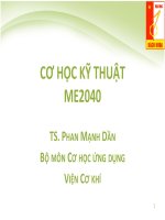 CƠ HỌC KỸ THUẬT pdf