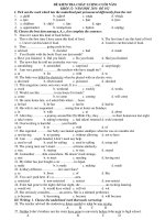 ĐỀ KIỂM TRA CHẤT LƯỢNG CUỐI NĂM KHỐI 12- NĂM HỌC 2011- ĐỀ 012 pdf