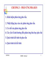 PHẢN ỨNG PHA RẮN pot