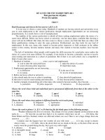 ĐỀ LUYỆN THI TỐT NGHIỆP THPT 2011 - TEST 7 pptx