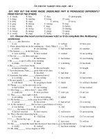 ÔN THI TỐT NGHIỆP TỔNG HỢP – ĐỀ 2 pps