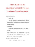Giáo án Địa lý lớp 9 : Tên bài dạy : THỰC HÀNH: VẤN ĐỀ KHAI THÁC TÀI NGUYÊN VÀ BẢO VỆ MÔI TRƯỜNG BIỂN, HẢI ĐẢO ppsx