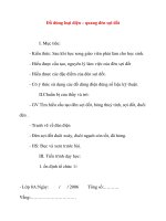 Giáo án Công Nghệ lớp 8: Đồ dùng loại điện – quang đèn sợi đốt docx