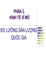 Kinh tế vĩ mô: Đo lường sản lượng quốc gia pdf