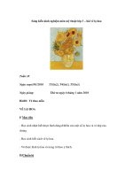 Sáng kiến kinh nghiệm môn mỹ thuật lớp 3 – bài vẽ lọ hoa ppsx