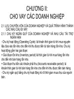 GIÁO TRÌNH TÍN DỤNG NGÂN HÀNG_CHƯƠNG 2 pdf