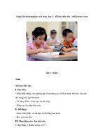 Sáng kiến kinh nghiệm môn toán lớp 1 – tiết học đầu tiên – nhiều hơn ít hơn ppt