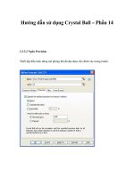 Hướng dẫn sử dụng Crystal Ball – Phần 14 pps