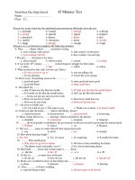 45 Minutes Test pptx