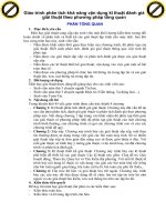 Giáo trình phân tích khả năng vận dụng kĩ thuật đánh giá giải thuật theo phương pháp tổng quan p1 docx