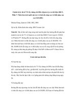 Chuẩn bị kỳ thi số 731 lấy chứng chỉ DBA (Quản trị cơ sở dữ liệu) DB2 9, Phần 7: Nhân bản tách (split mirror) và tính sẵn sàng cao và khôi phục sau sự cố (HADR) docx