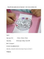 Sáng kiến kinh nghiệm môn mỹ thuật lớp 3 – bài vẽ màu vào hình có sẵn ppsx