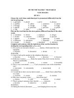 ĐỀ THI THỬ ĐẠI HỌC THAM KHẢO NĂM 2010-2011 - ĐỀ SỐ 1 pot