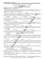 ĐỀ THI ĐH SỐ 1 (HỌC KỲ I 2008-2009) docx
