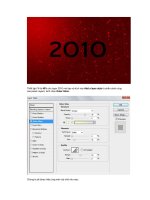 Giáo trình tổng hợp cách làm khuôn cho một tấm thiệp photoshop phần 2 potx