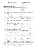 Đề thi Khảo sát đại học lần 1 Khối :A ppsx