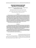 Báo cáo nông nghiệp: 