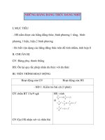 Giáo án Đại Số lớp 8: NHỮNG HẰNG ĐẲNG THỨC ĐÁNG NHỚ ppsx