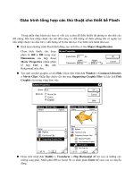 Giáo trình tổng hợp các thủ thuật cho thiết kế Flash phần 1 docx