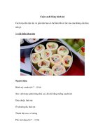 Cuộn sushi bằng bánh mỳ pdf