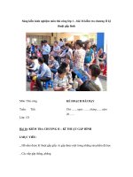 Sáng kiến kinh nghiệm môn thủ công lớp 1 – bài 16 kiểm tra chương II kỹ thuật gấp hình doc