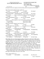 KỲ THI THỬ TỐT NGHIỆP THPT NĂM HỌC 2010-2011 Môn thi: TIẾNG ANH - Mã đề 641 potx