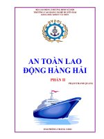 Giáo trình an toàn lao động hàng hải part 1 pdf