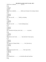 ĐỀ KIỂM TRA HKII ANH VĂN 12CB – ĐỀ 1 doc