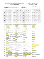 HANOI EDUCATION & TRAINING DEPARTMENT VAN COC HIGH SCHOOL pdf
