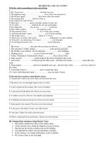 ĐỀ KIỂM TRA ANH VĂN 15 PHÚT potx